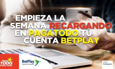 ¿Cómo recargar Betplay desde la app Paga Todo?