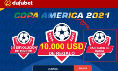 Promoción Cashback Copa América Dafabet