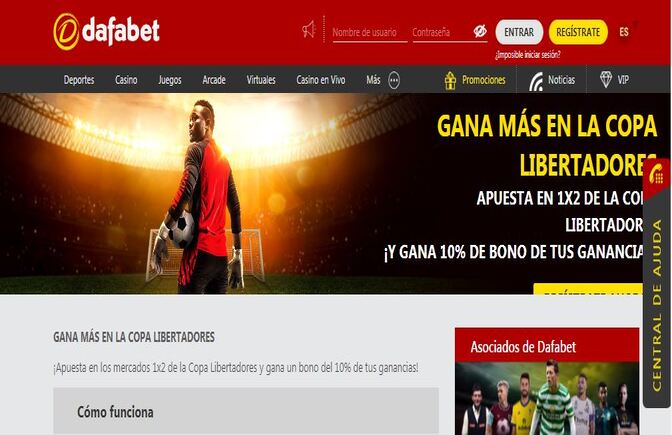 Dafabet Deportes nueva promoción: Gana más en la Copa Libertadores