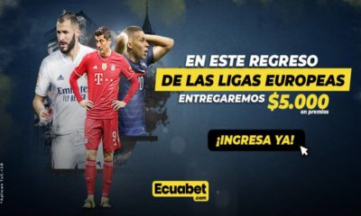 Promoción retorno de las ligas europeas en Ecuabet