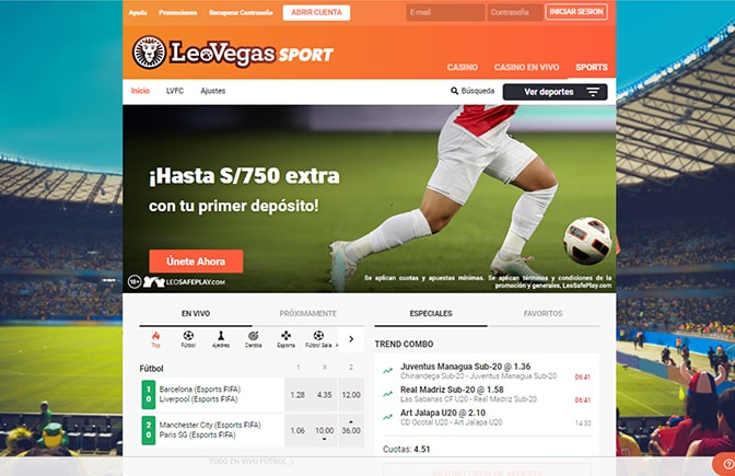 ¿Cómo apostar online en LeoVegas Sport?