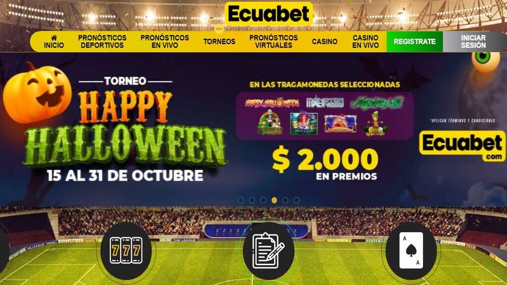 Torneo casino de Halloween de Ecuabet